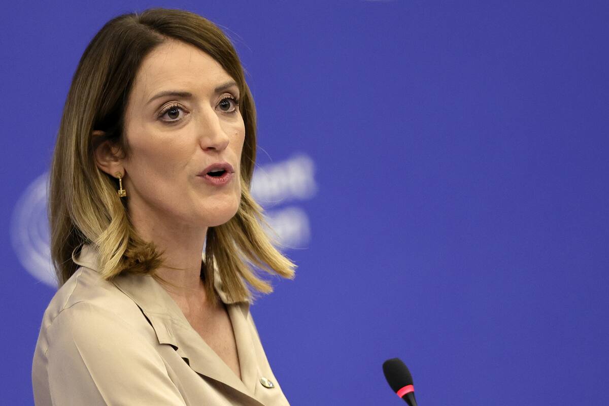 Roberta Metsola, reelegida como presidenta del Parlamento Europeo