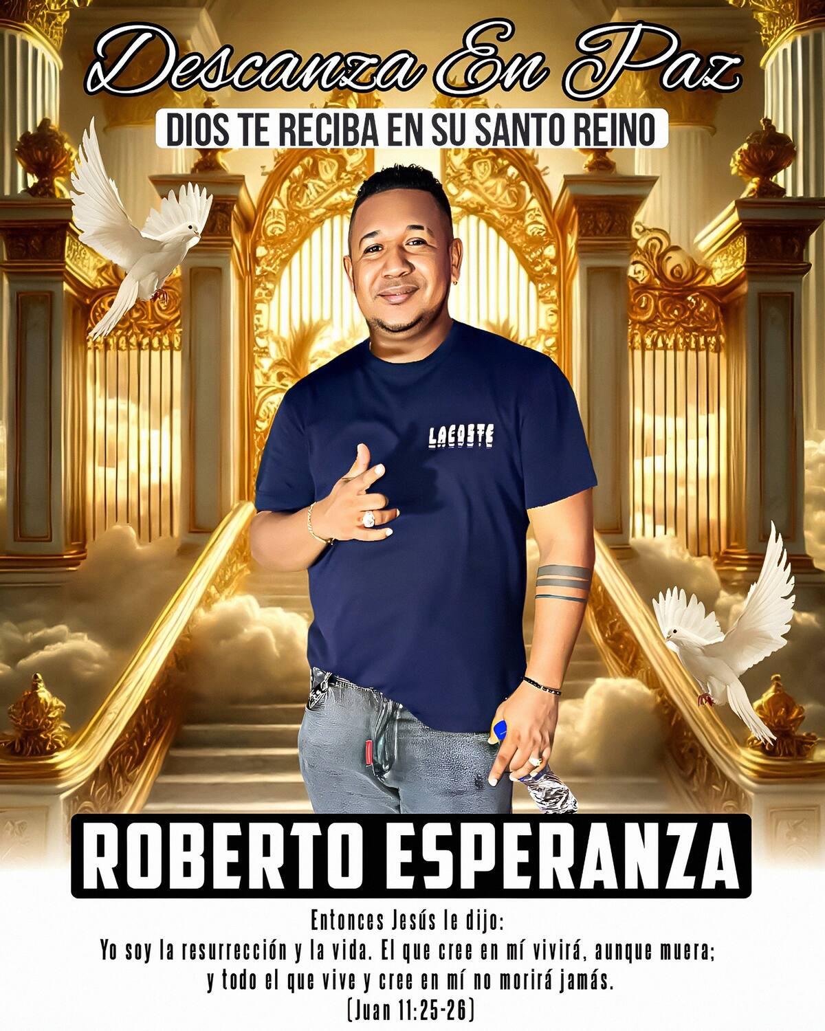 Roberto Pájaro Álvarez, más conocido como 'Roberto Esperanza', es el empresario ligado al mundo de la champeta que asesinaron en la noche de este domingo en un negocio conocido como Patio Bahía, en La Esperanza.