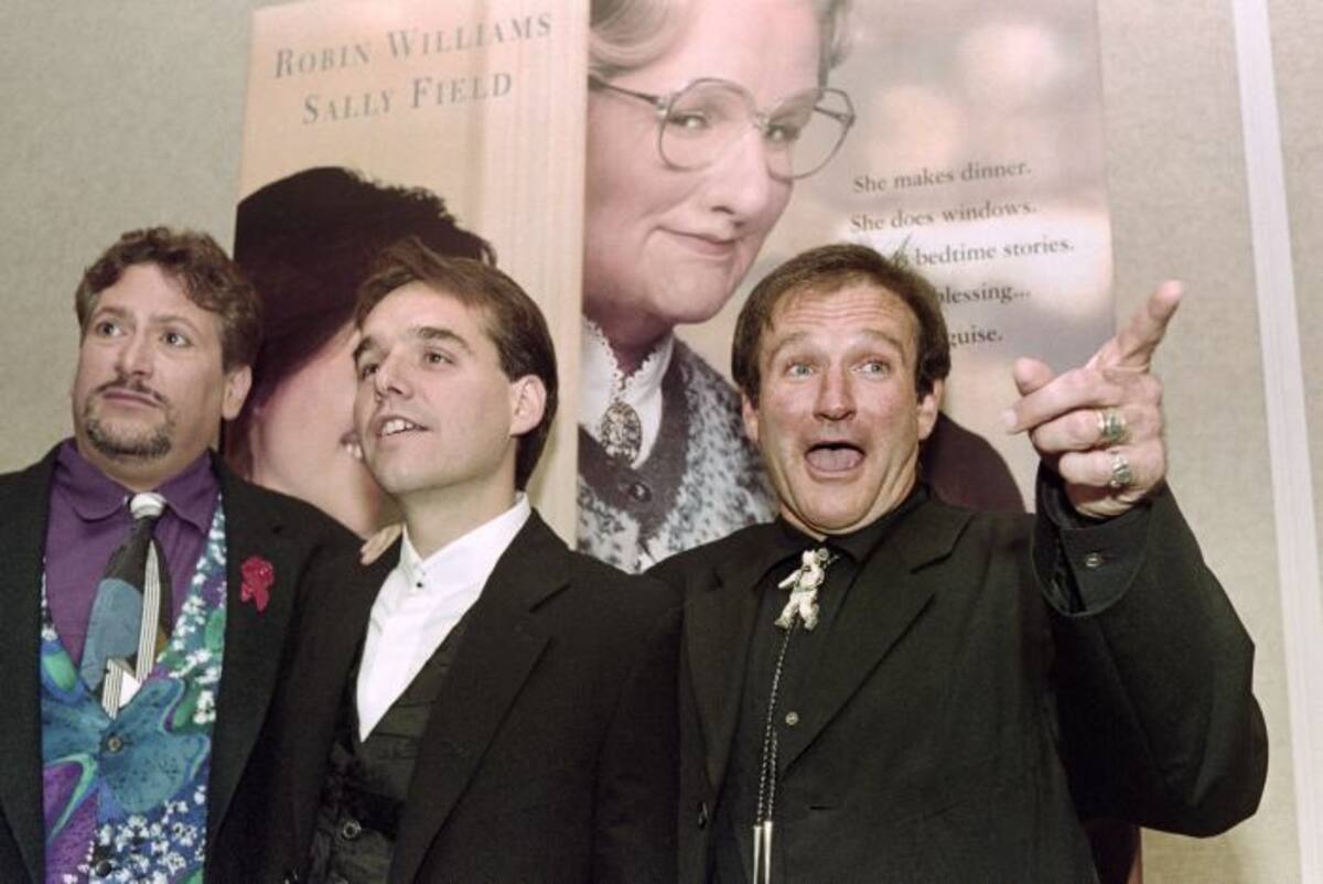 Robin Williams antes del estreno de "Mrs Doubtfire" en 1993. VINCE BUCCI - AFP