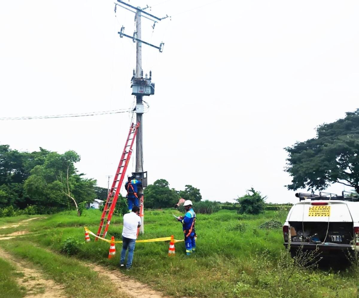 La empresa Air-e Intervenida denuncio robo de energía en algunos municipios del Departamento del Magdalena.//Cortesía Air-e.