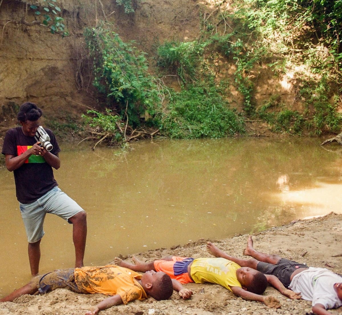 “Kuagro”, la película que honra la amistad en San Basilio de Palenque. //Fotos: Brandon Pérez.