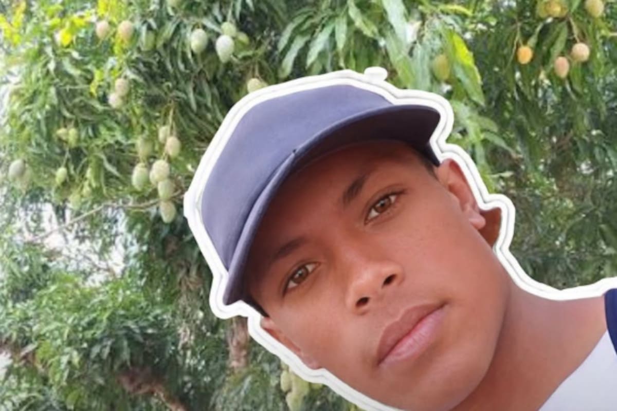 Ronny Xavier. el joven vendedor de mangos que cayó de un árbol y falleció