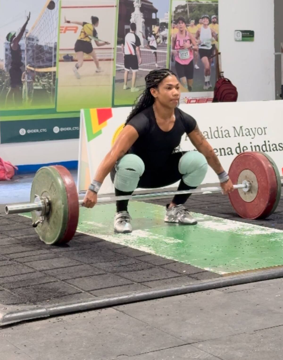 Rosalba Morales, pesista que vuelve a competir por Bolívar. //Cortesía