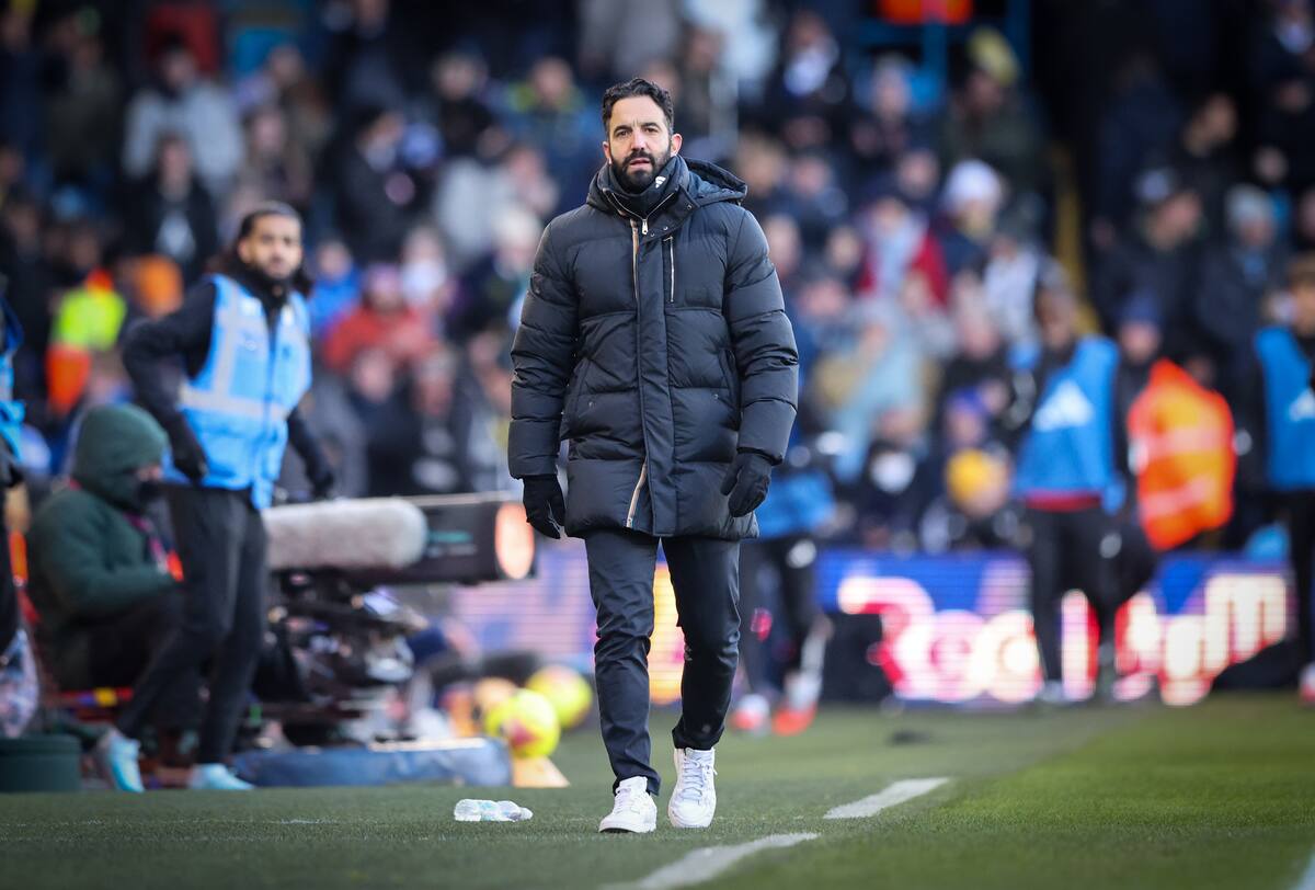 El ya exentrenador del Manchester United, Ruben Amorim. //Foto, EFE: ALEX DODD