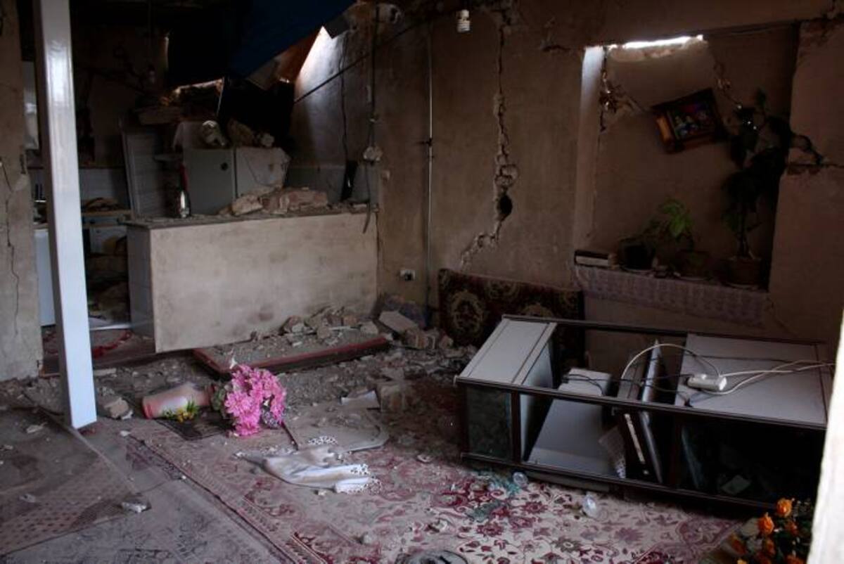 La mayoría de viviendas quedaron destruidas. AP Hamed Nazari