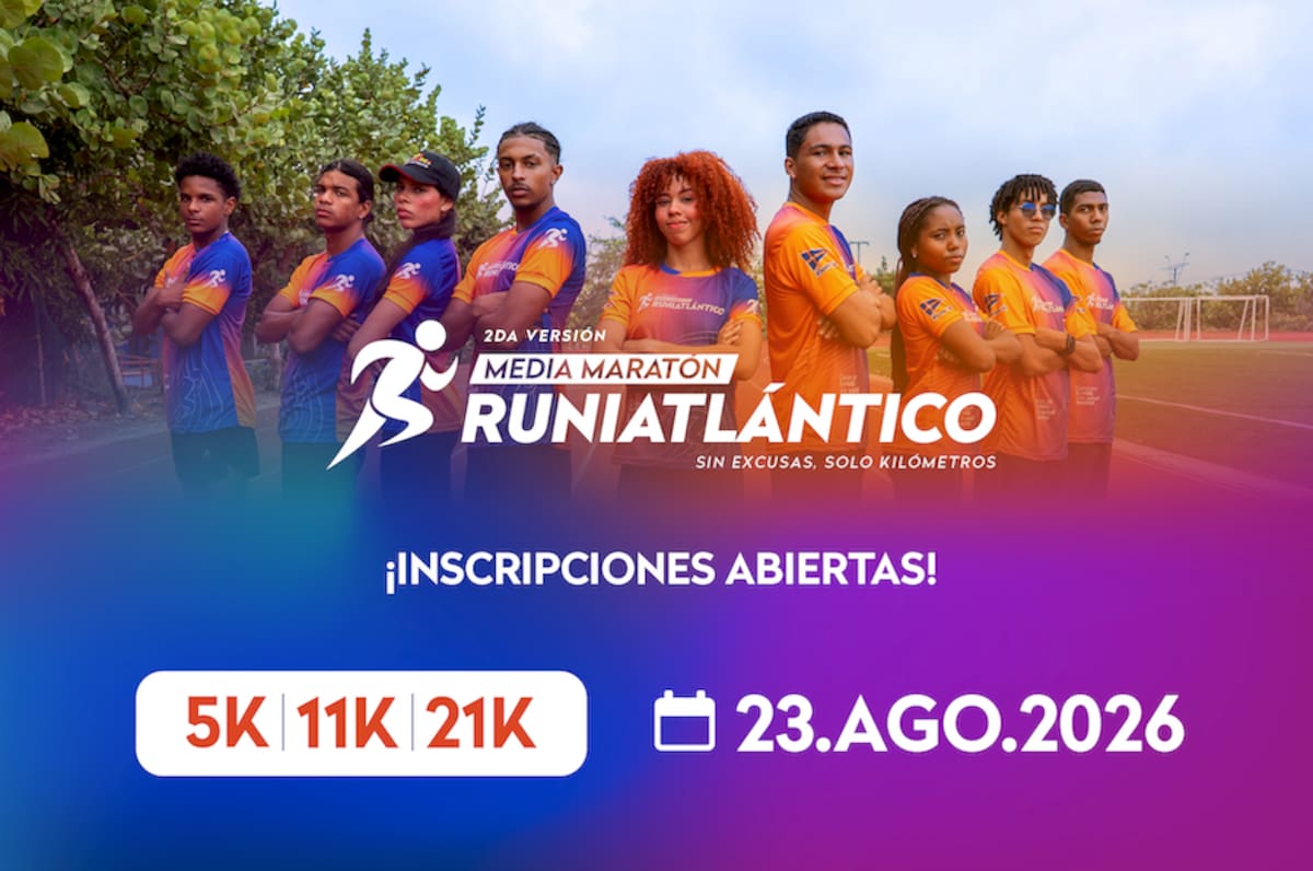 Este es el afiche de promoción de la segunda edición de Runiatlántico, competencia atlética que se correrá en el mes de agosto.//Cortesía Uniatlántico.