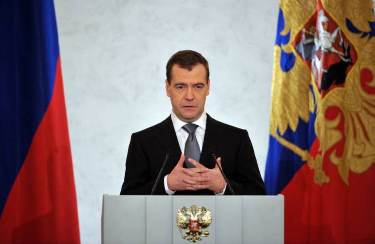 Dimitri Medvedev, presidente de Rusia. AFP YURI KADOBNOV