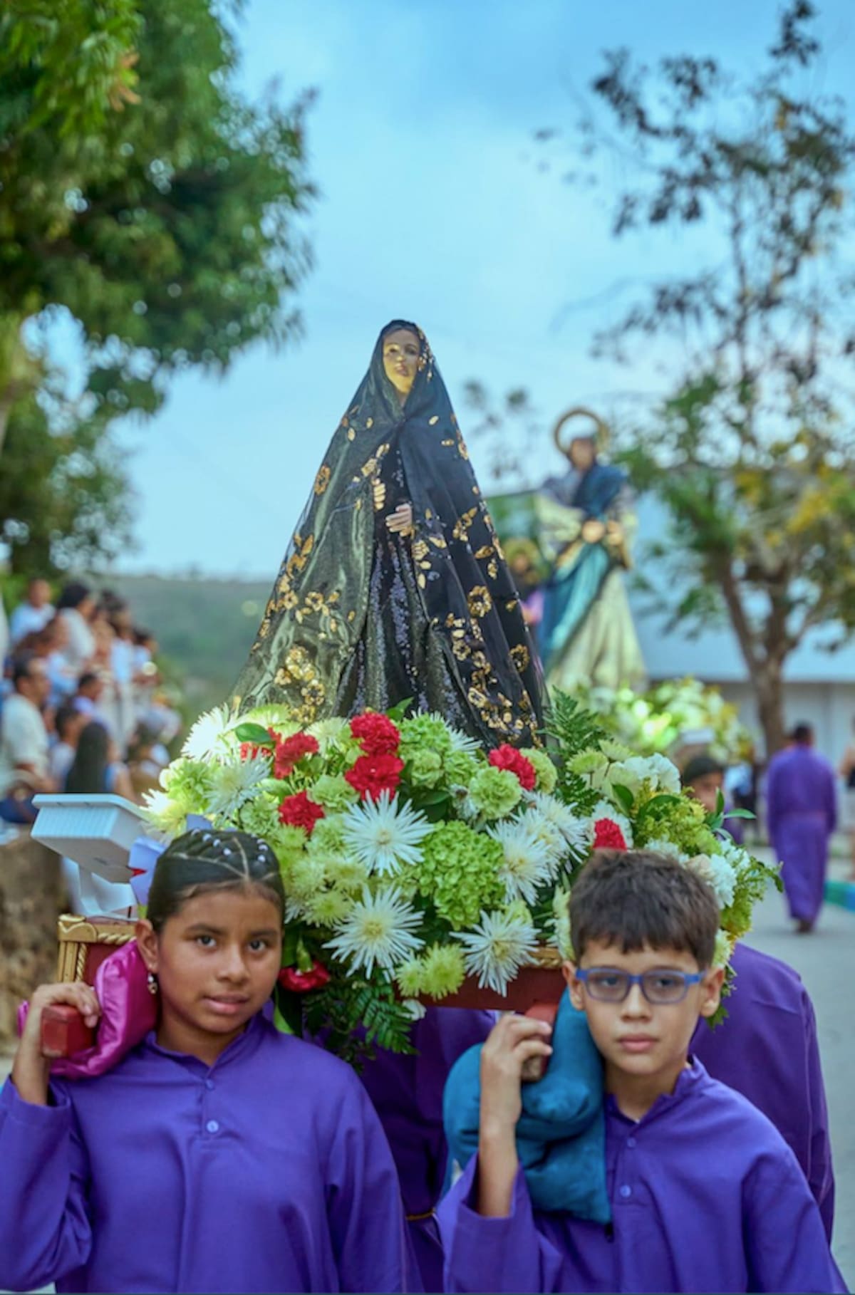 Los jóvenes también son involucrados en los eventos religiosos que se llevan a cabo durante la Semana Santa.//Cortesía Gobernación del Atlántico.