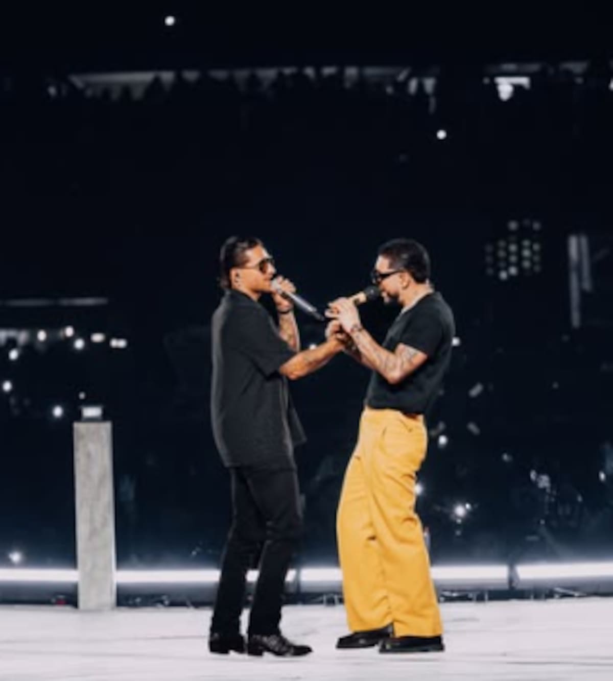 Ryan Castro en su concierto en el Estadio de Fútbol Atanasio Girardot. //Foto: IG @ryancastro.