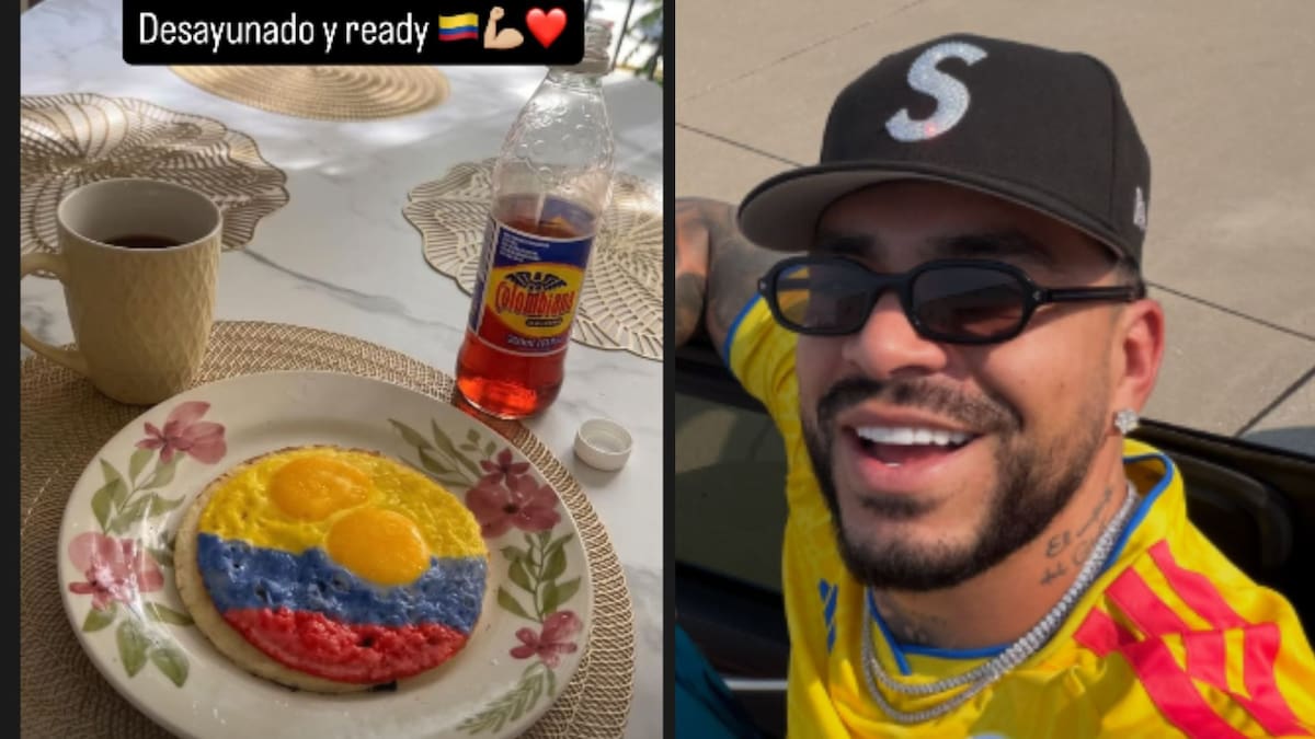 Ryan Castro compartió foto de su desayuno y envió mensaje a la Selección Colombia. // IG @Ryancastrro