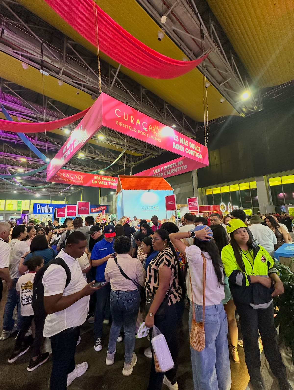 El stand de Curazao, es una de las atracciones que ha tenido este año la feria gastronómica Sabor Barranquilla.//El Universal.