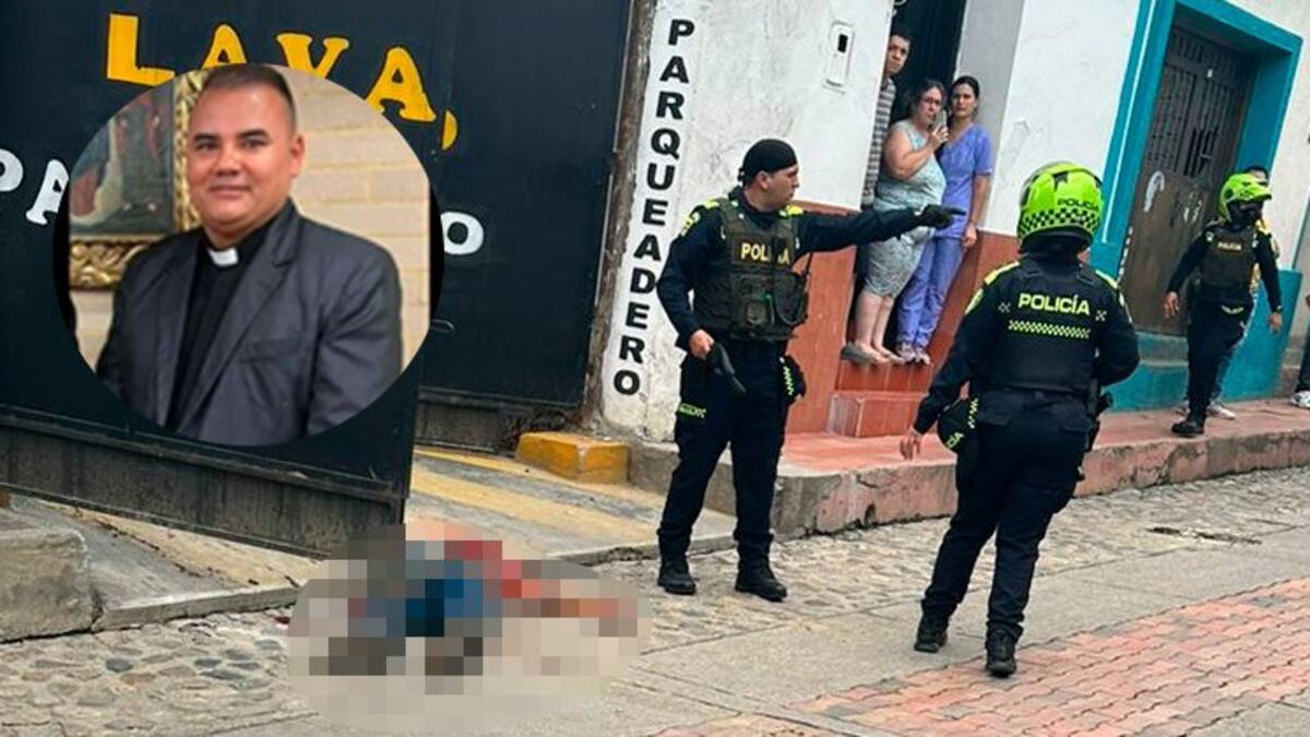 El cuerpo del sacerdote quedó tendido en el lugar. //La Opinión