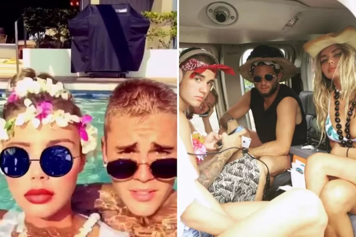 Sahara Ray y Justin Bieber. //Fotos: redes sociales.