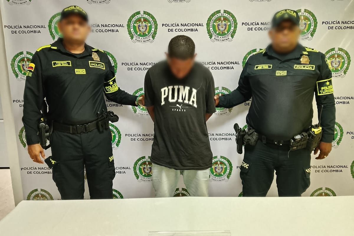 A alias ‘Said’ lo capturaron tras robarle a un turista francés en Cartagena