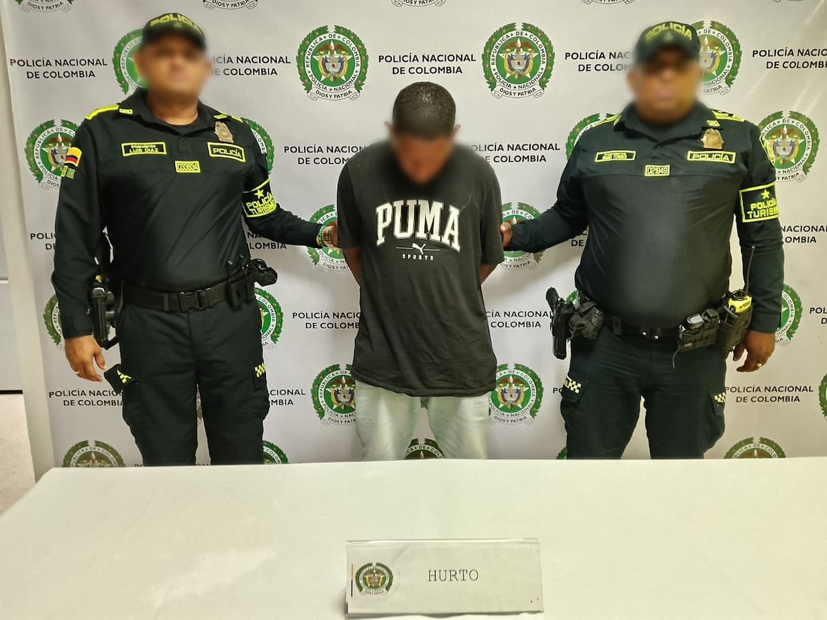 ‘Said’ fue señalado por un turista francés y terminó capturado por hurto en Cartagena.