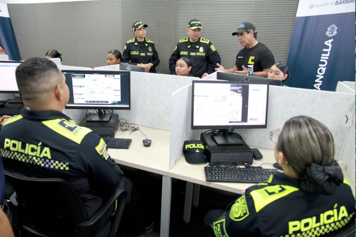 Con sala estratégica de red de apoyo fortalecen la seguridad en Barranquilla