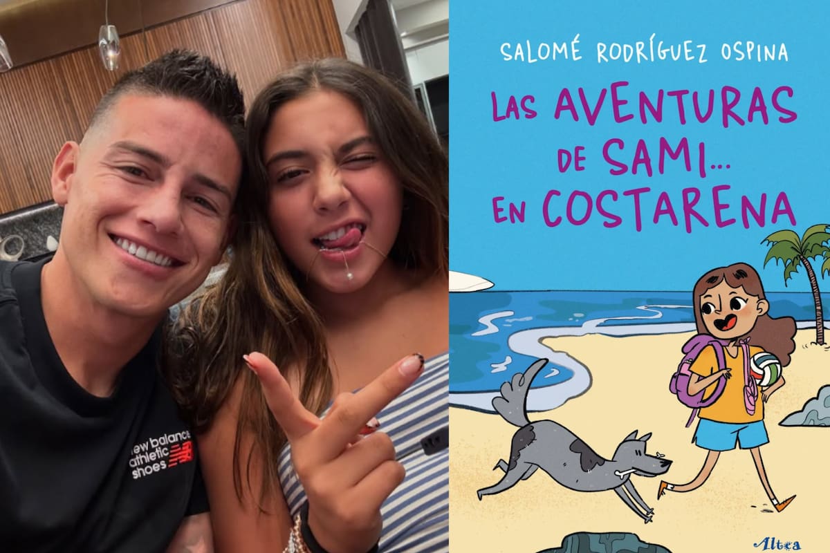 Salomé, hija de James Rodríguez, presenta su primer libro