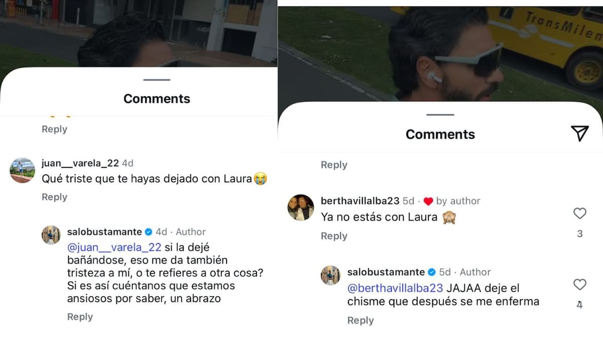 Salomón Bustamante responde a comentarios respecto a su ruptura con Laura de León. //Foto: IG @salobustamante.