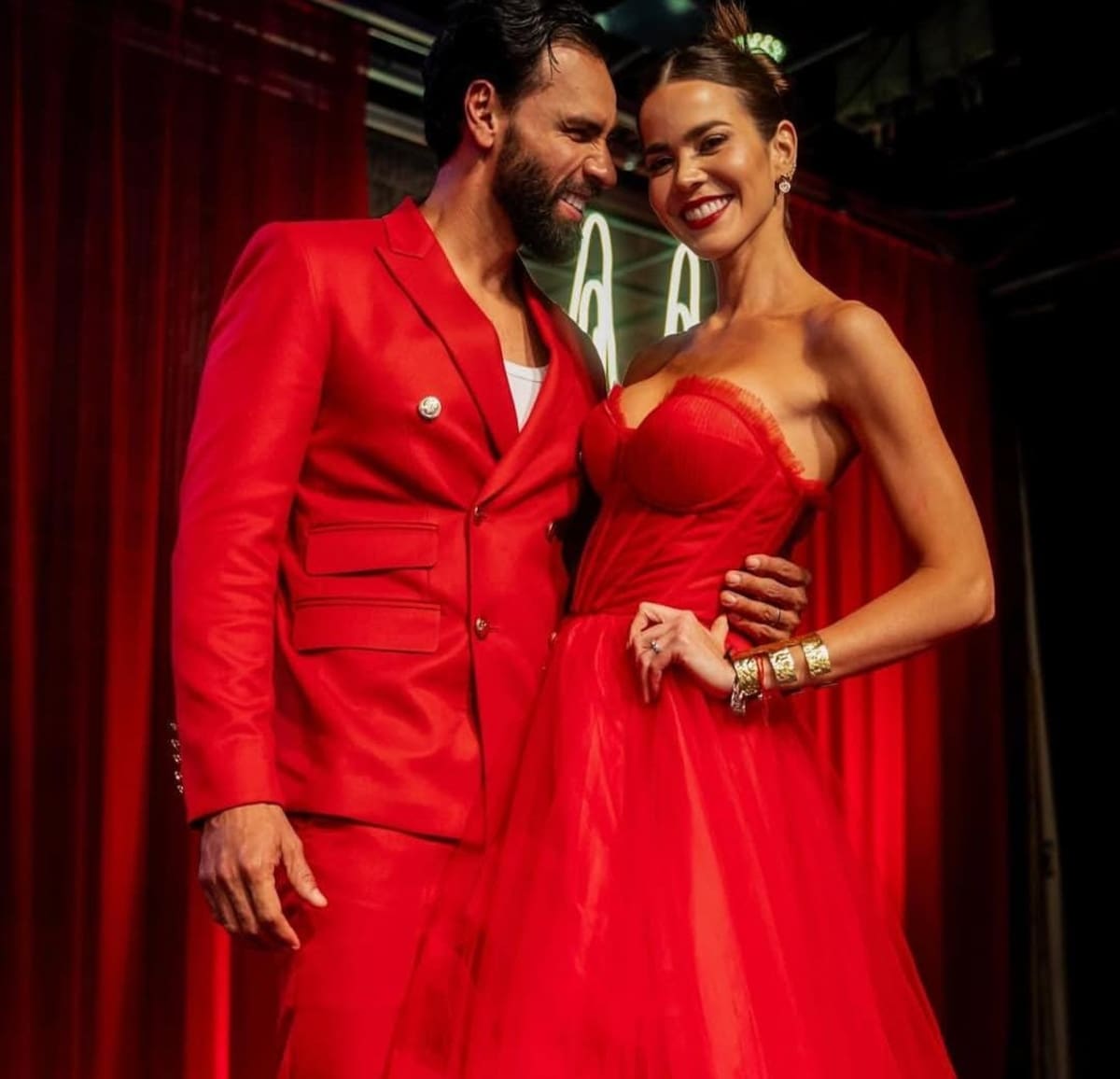 Salomón Bustamante y Laura de León. // Redes sociales IG @Lauradeleonc