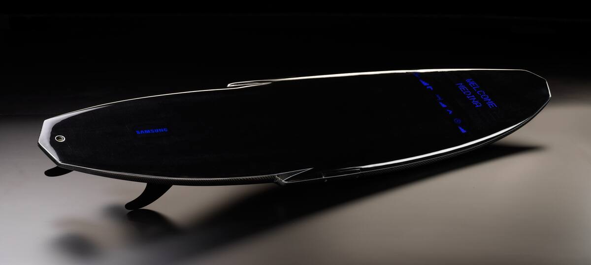 Galaxy Samsung Surfboard Cortesía