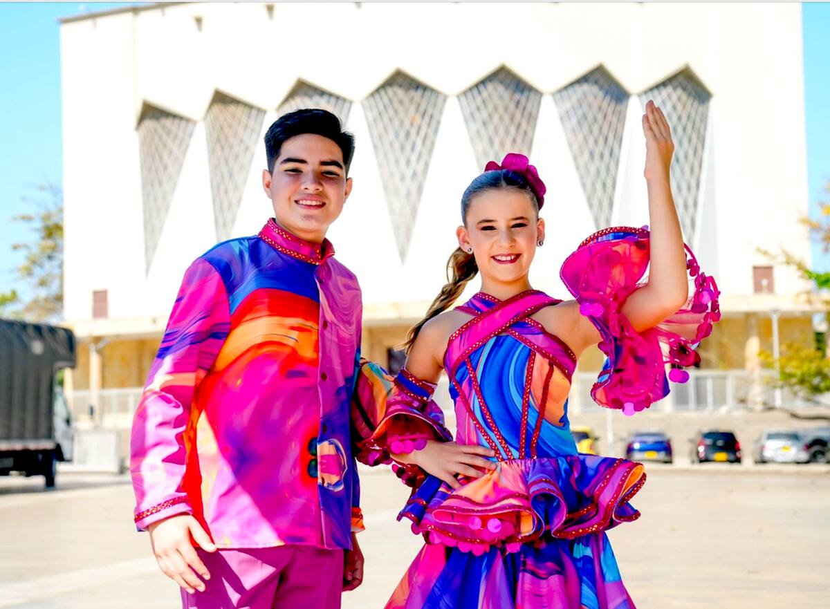 Samuel Bermúdez Cepeda y Roca y Victoria Ceballos Cure, reyes del carnaval de los Niños 2025.//Cortesía.