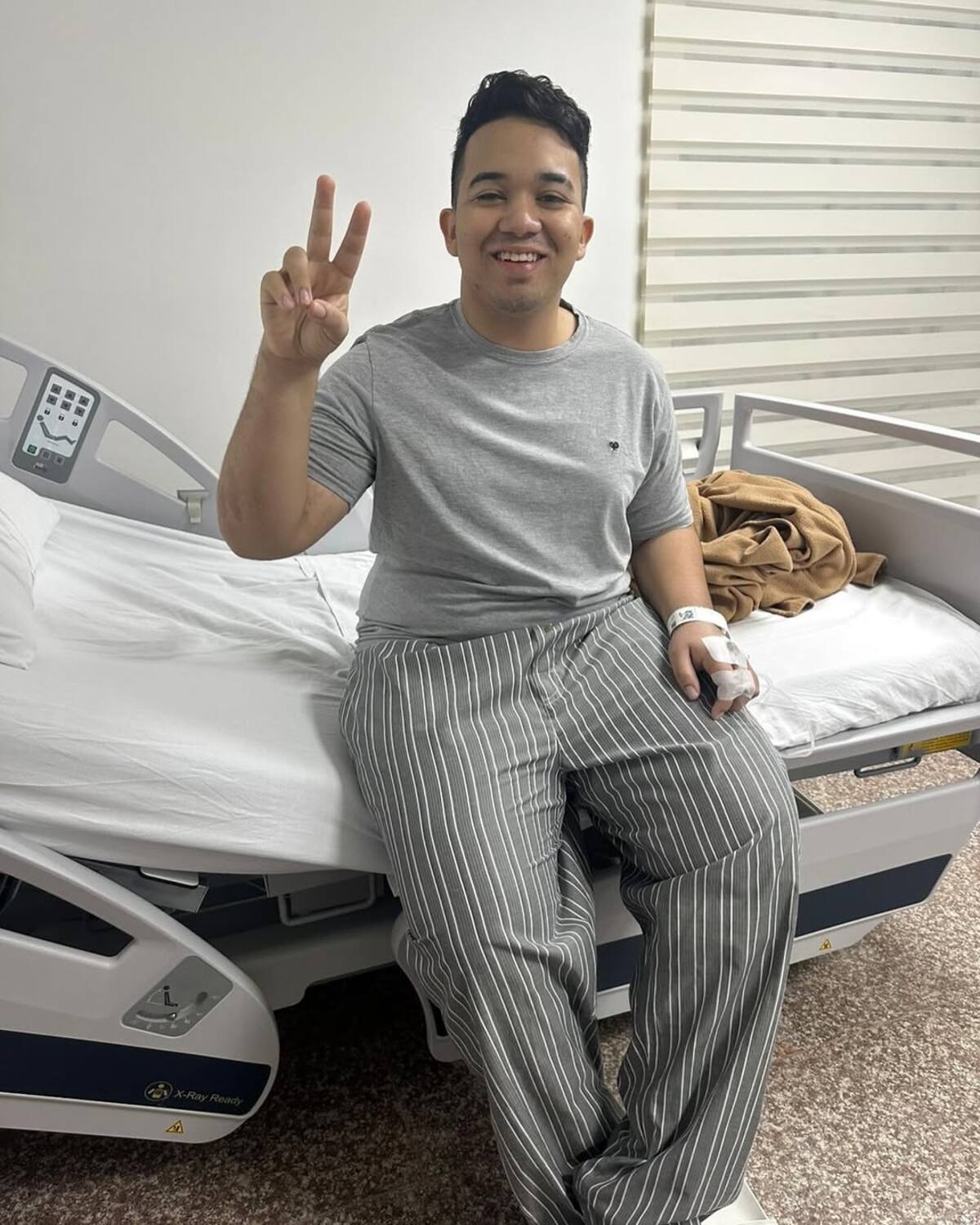 Samuel Morales, hijo de Kaleth Morales, se sometió a una operación para tratar la obesidad. //Foto: tomada de redes sociales.