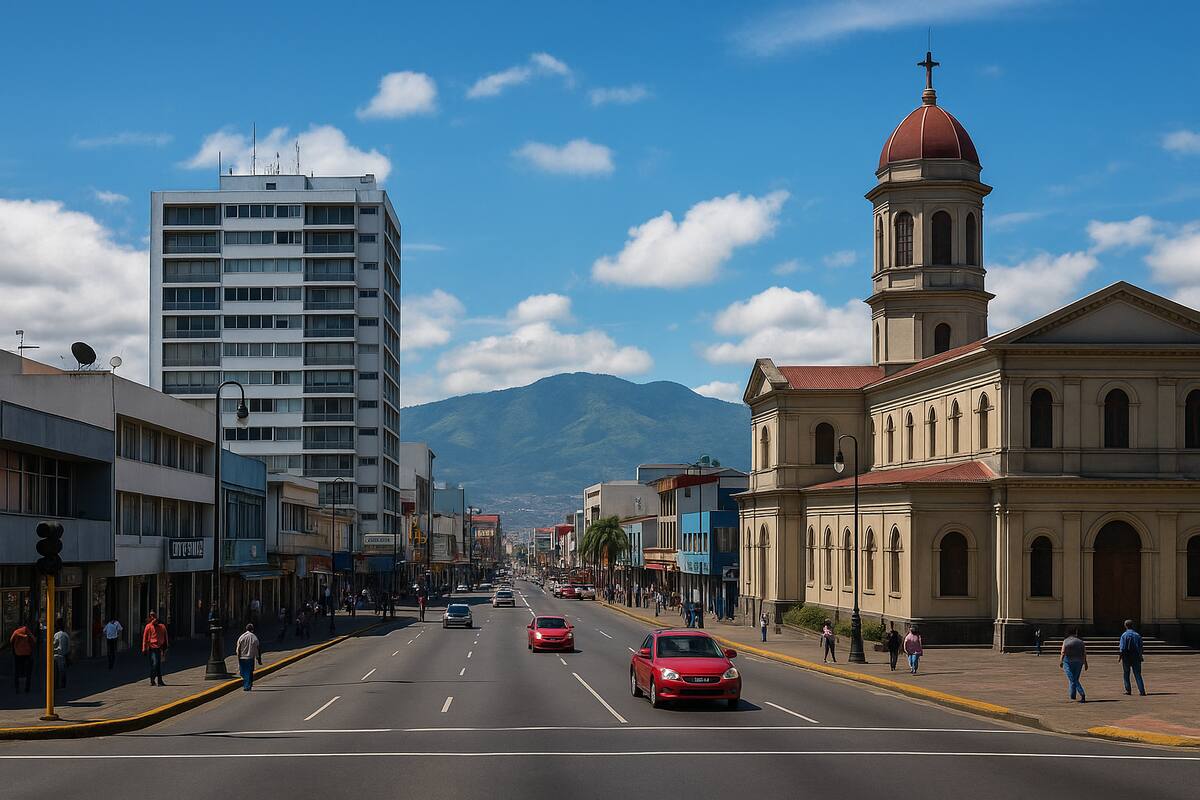 San José, Costa Rica. // Imagen creada con Inteligencia Artificial.