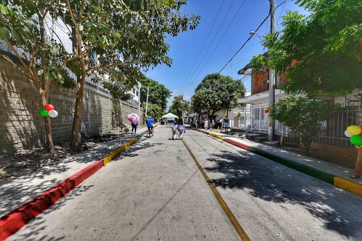 Carrera 104 de San José de Los Campanos. // Foto: Cortesía