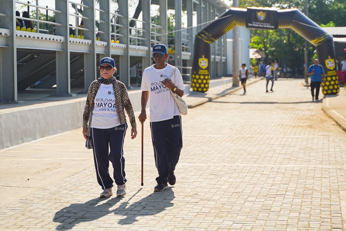 Las obras no solo se extendieron a la infraestructura deportiva, sino también a sus alrededores. // Cortesía: Gobernación de Bolívar.