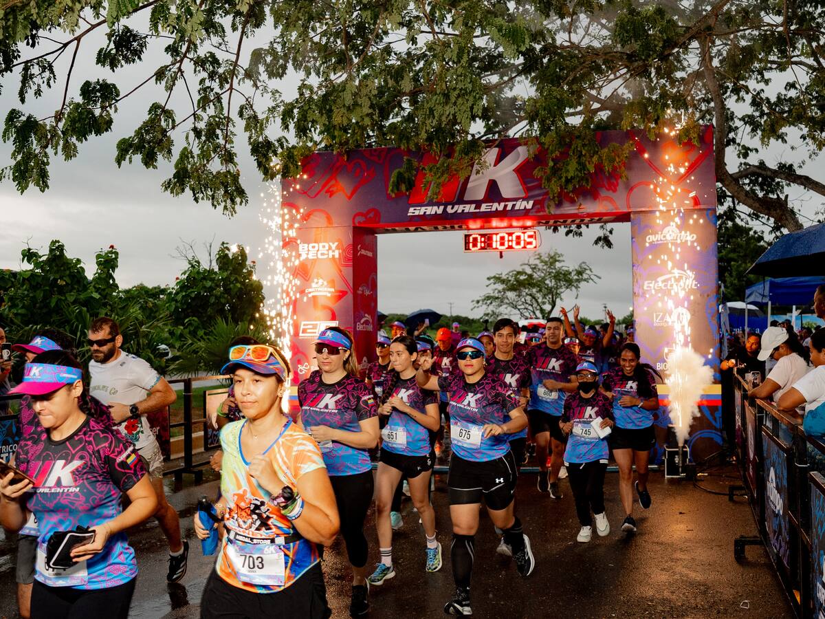 La carrera San Valentín se hizo la semana anterior fue un éxito en Cartagena, //Cortesía