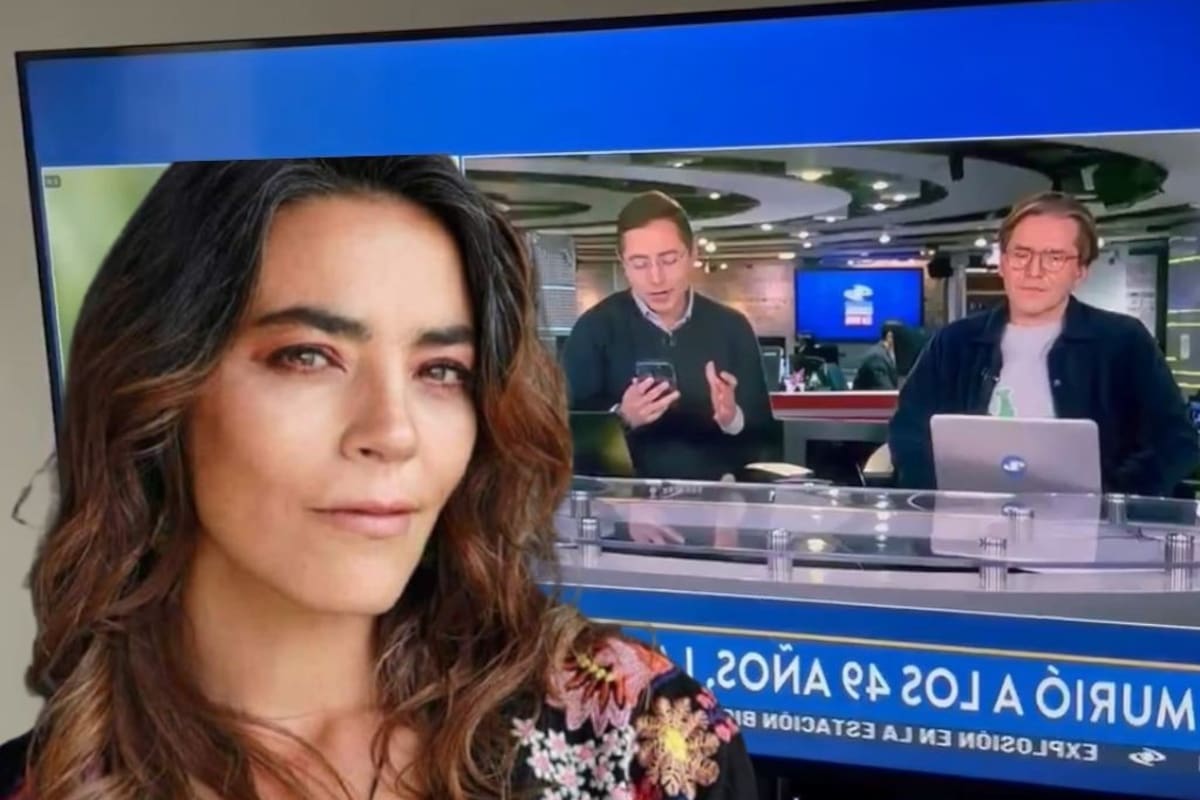 Periodista de Caracol lee mensaje ofensivo sobre Sandra Reyes en vivo