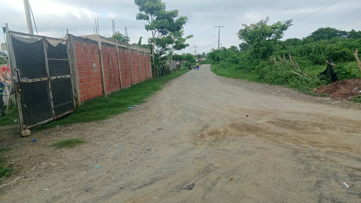 En Santa Catalina serán intervenidas cinco tramos viales. // Foto: Cortesía.
