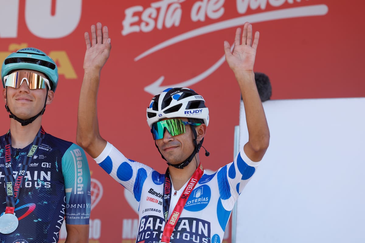 El ciclista colombiano Santiago Buitrago se quedó con el título de rey de la montaña en la Vuelta a España 2026. //Foto, EFE: Javier Lizón