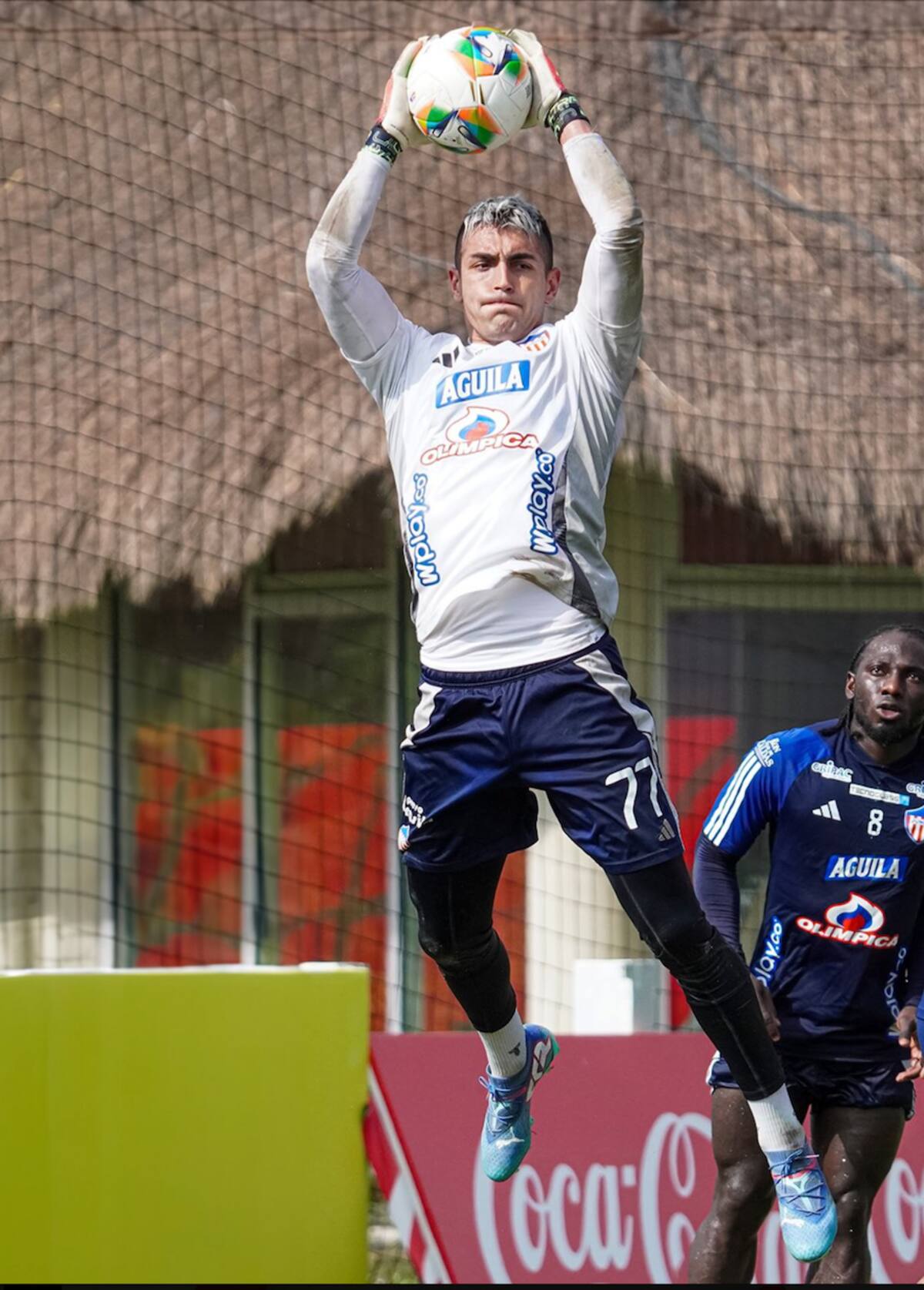 Santiago Mele, arquero de Junior de Barranquilla, regresa a la titular después de estar con la Selección de Uruguay jugando los partidos de las Eliminatorias Suramericanas.//Cortesía.