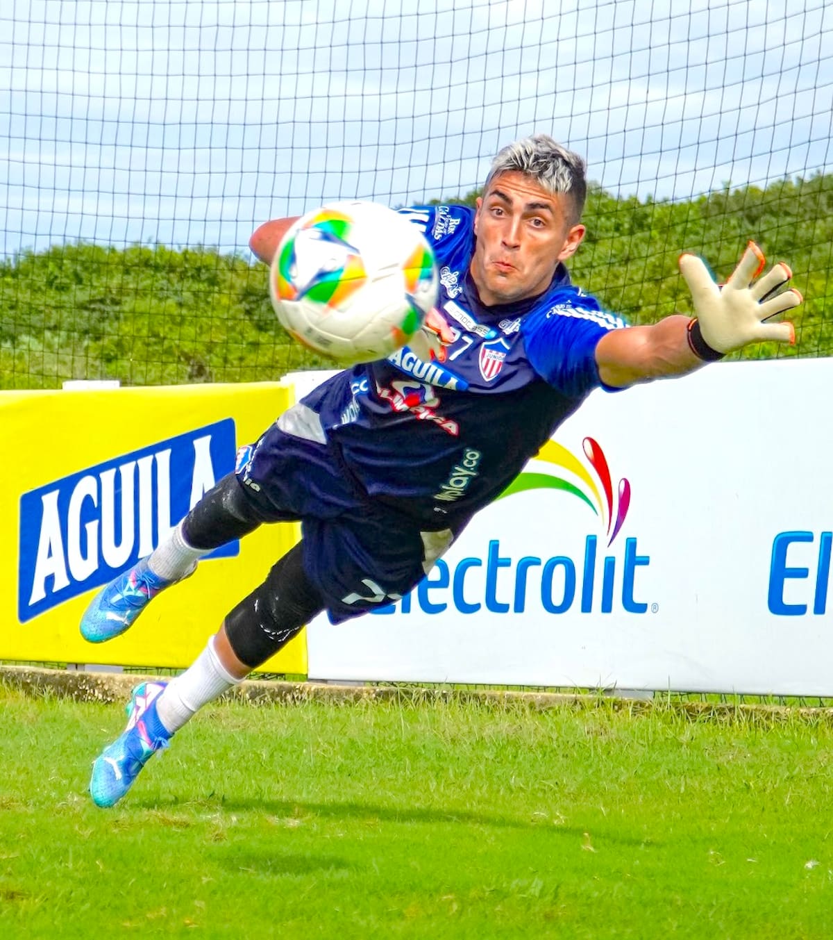 Santiago Mele, arquero de Junior de Barranquilla.//Cortesía.