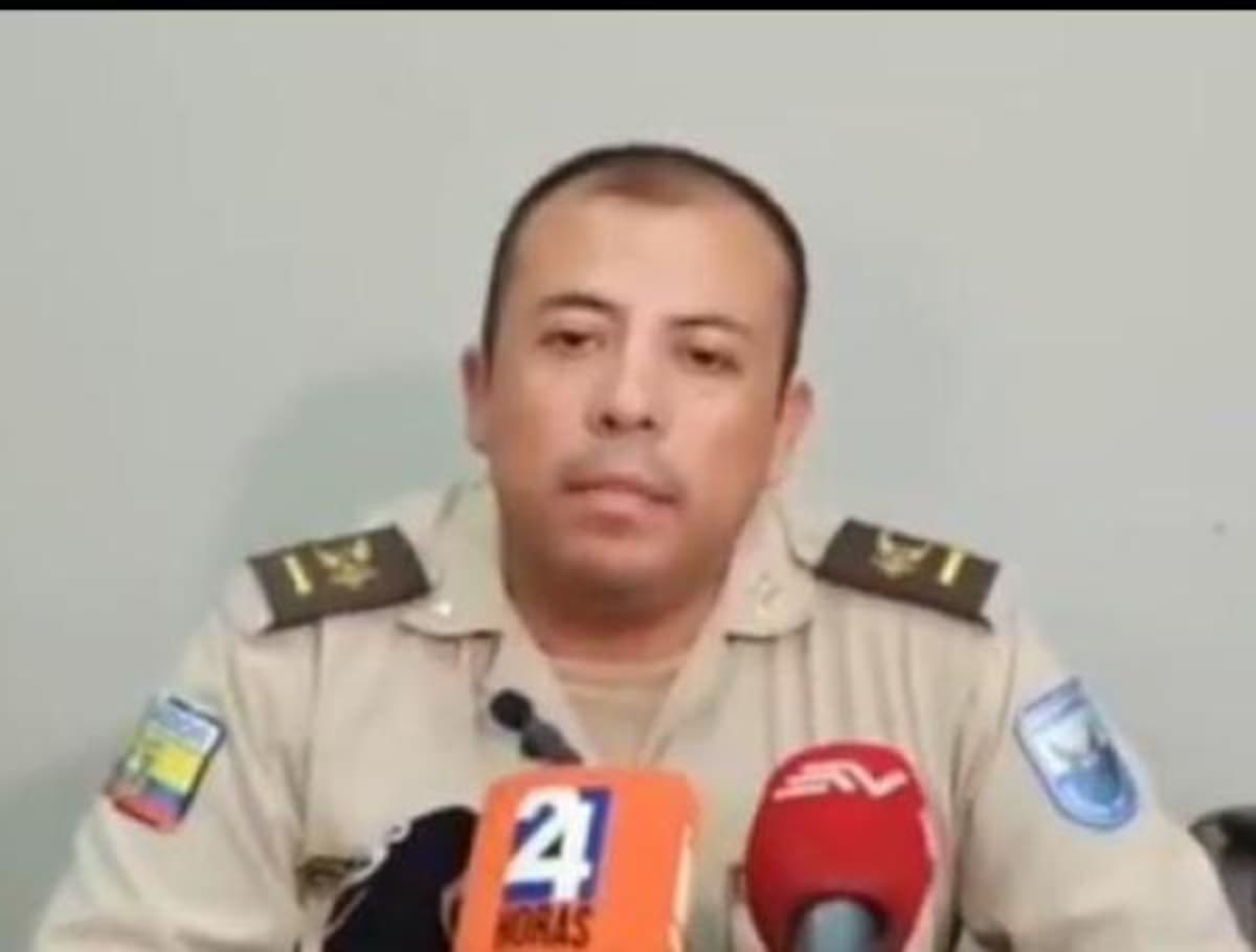 Santiago Sandoval, jefe de Policía distrito de Ceibos, Ecuador. // Foto: El Tiempo