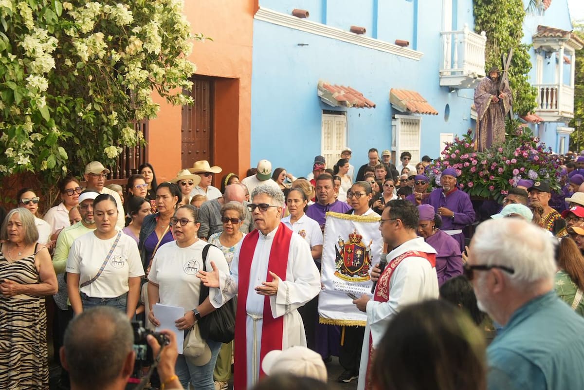 Santo Viacrucis en Cartagena. // Foto: cortesía de la Alcaldía de Cartagena