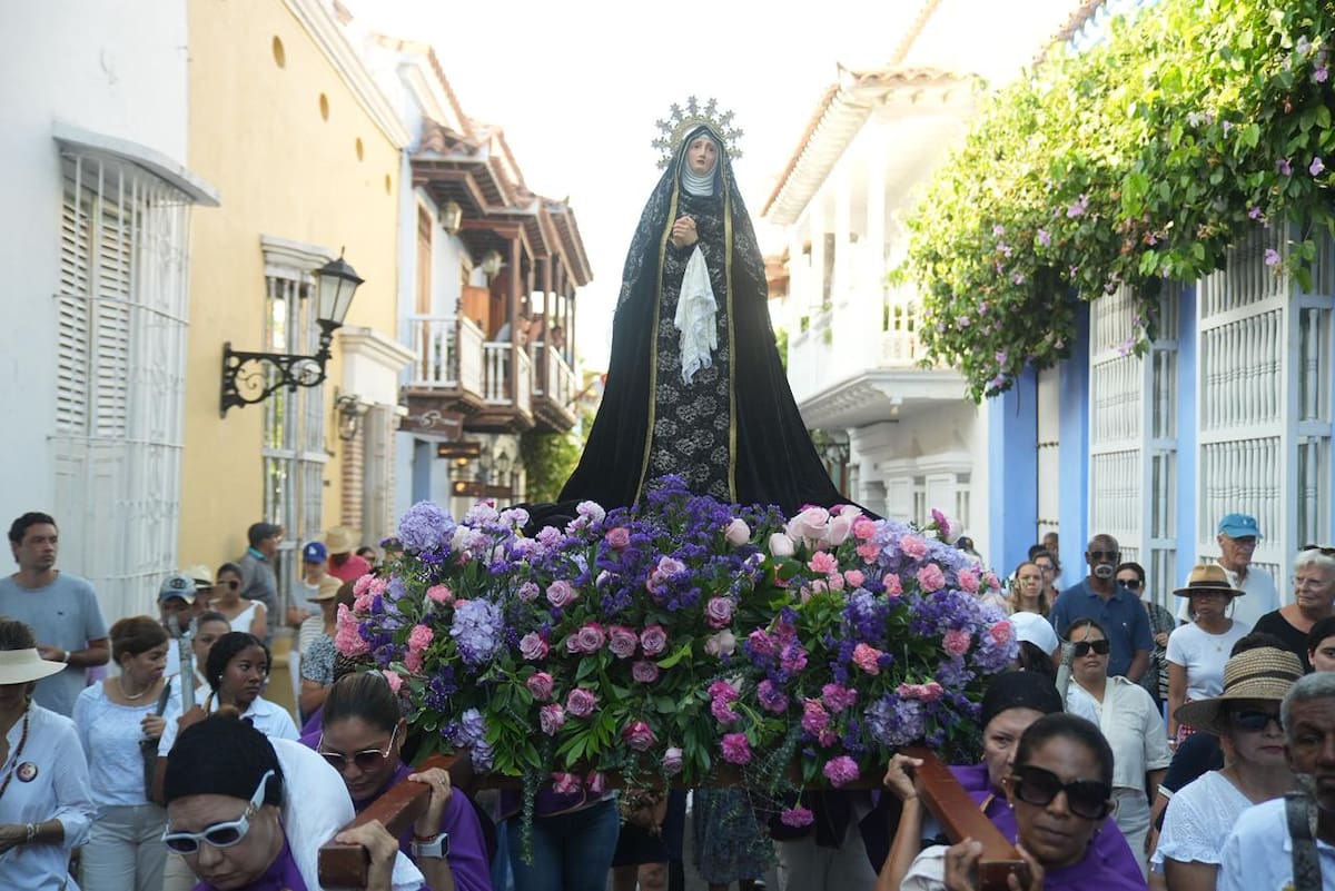 Santo Viacrucis en Cartagena. // Foto: cortesía de la Alcaldía de Cartagena