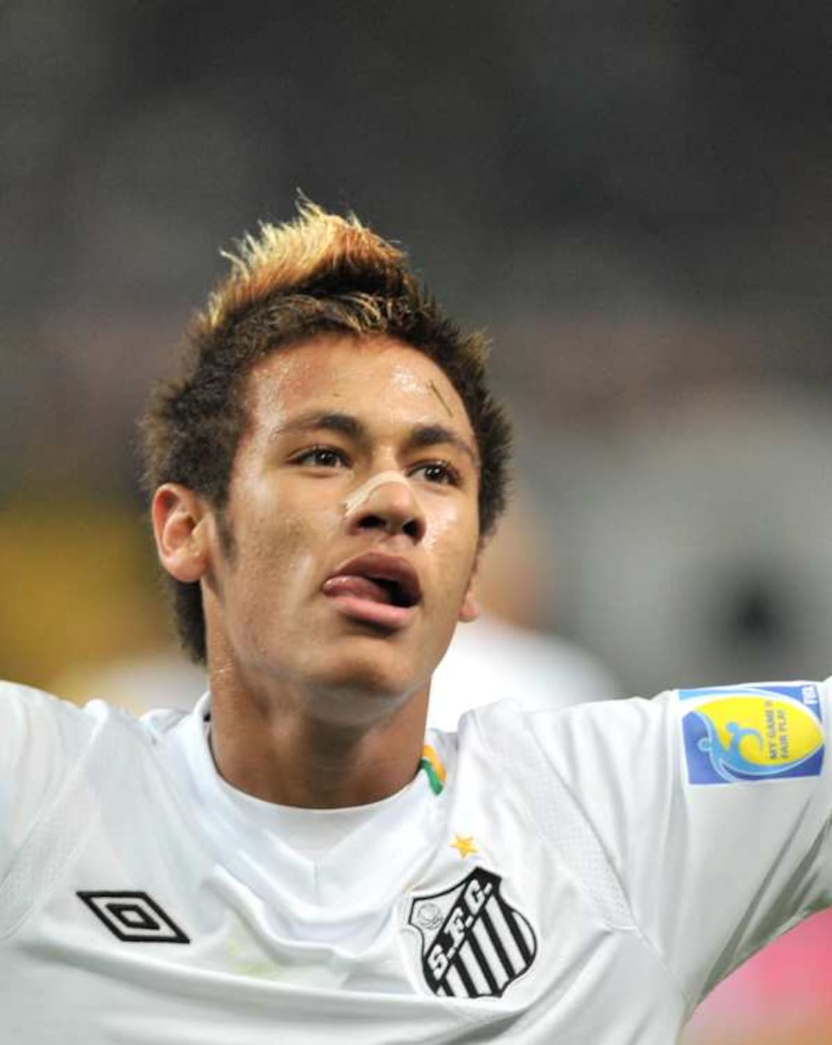 Neymar, jugador del Santos de Brasil. AFP KAZUHIRO NOGI