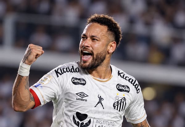 Neymar volvió con doblete y salvó al Santos ante Flamengo en vibrante empate
