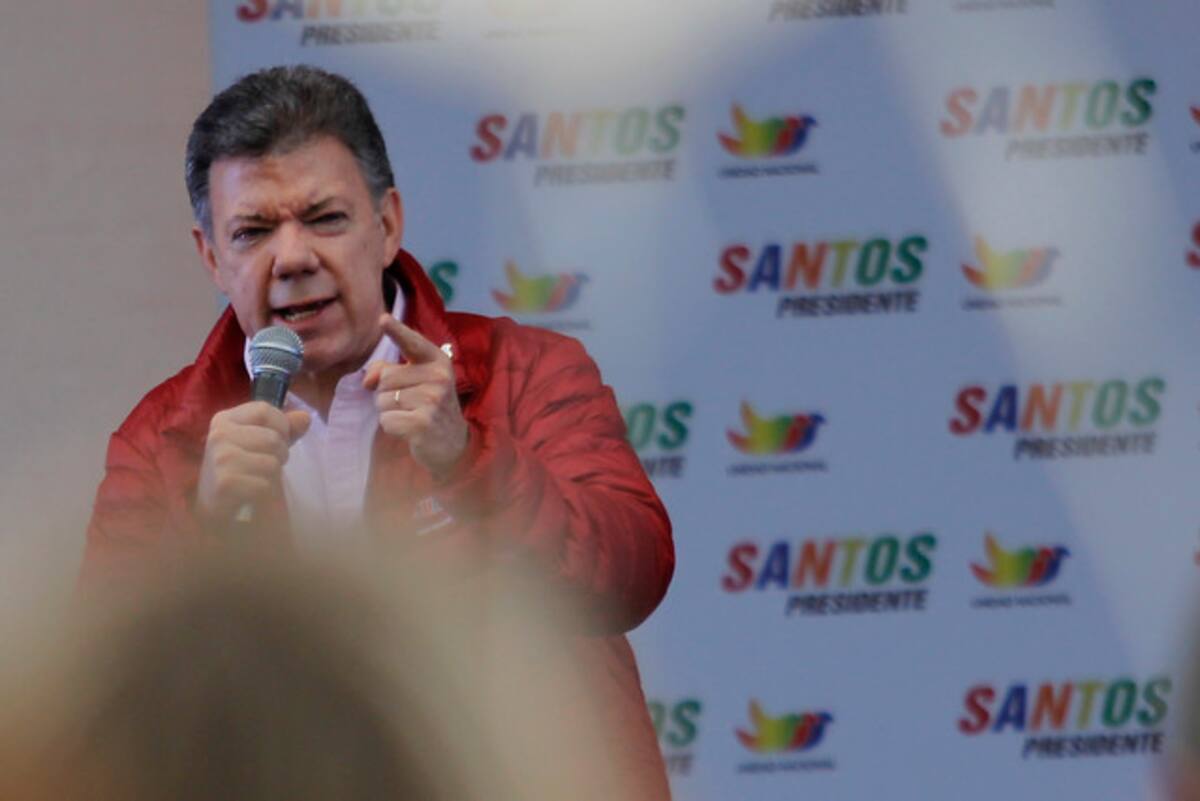 Juan Manuel Santos, presidente de Colombia. COLPRENSA