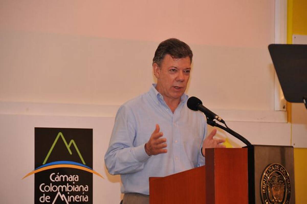 Juan Manuel Santos, presidente de la República. Colprensa