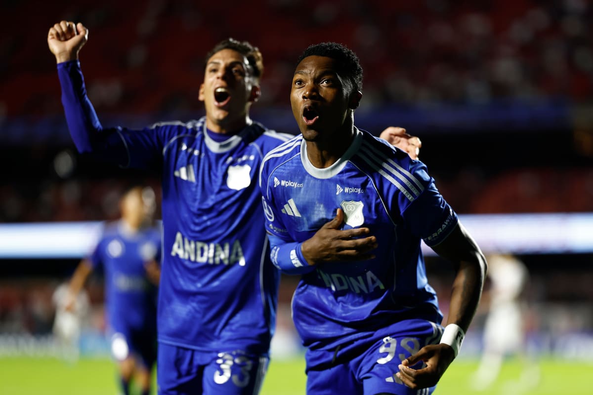 Millonarios rescató un empate en su difícil visita a Sao Paulo en la fase de grupos de la Copa Sudamericana. //Foto, EFE: Isaac Fontana