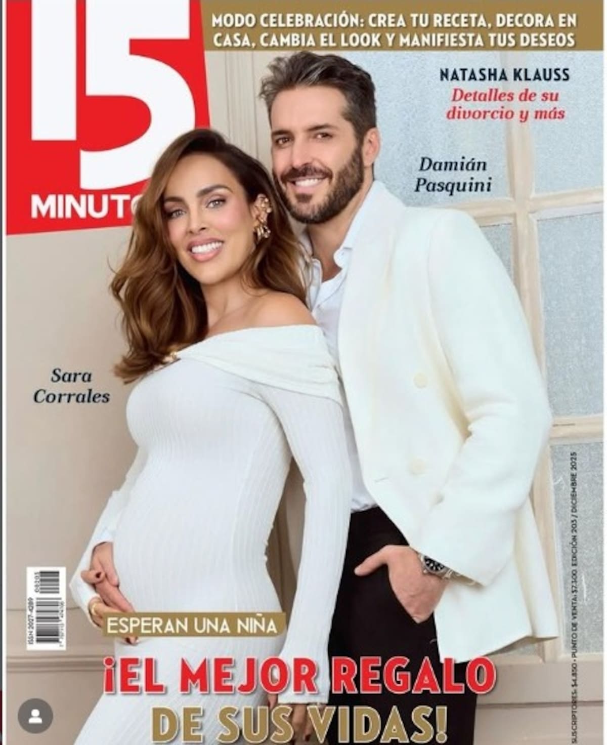En entrevista con la revista 15 Minutos revelaron cuál sería el nombre de su hija y de dónde proviene. // foto tomada de IG @15minutosco