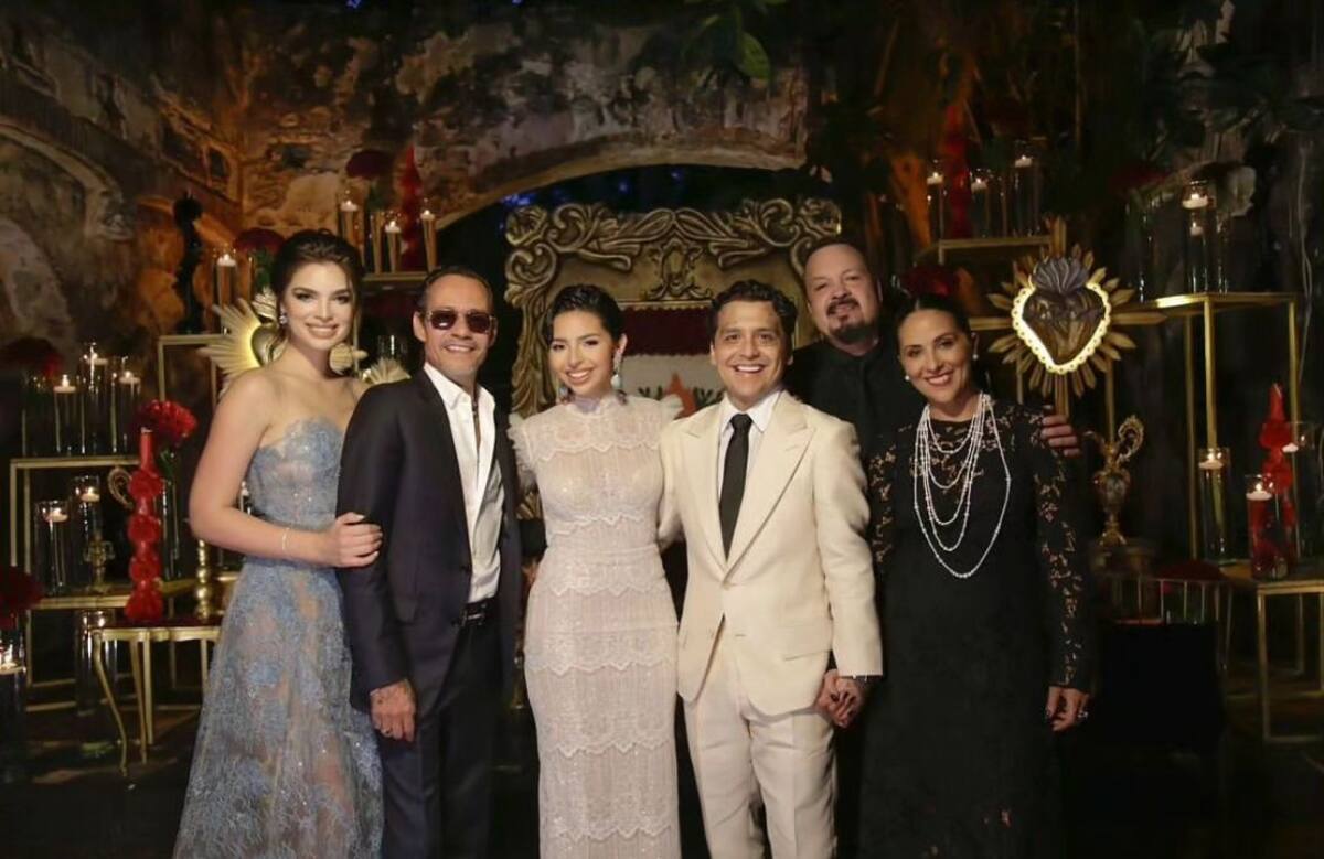 Marc Anthony y Nadia Ferreira serían los padrinos de boda de Ángela Aguilar y Christian Nodal. //Foto: tomada de Instagram.