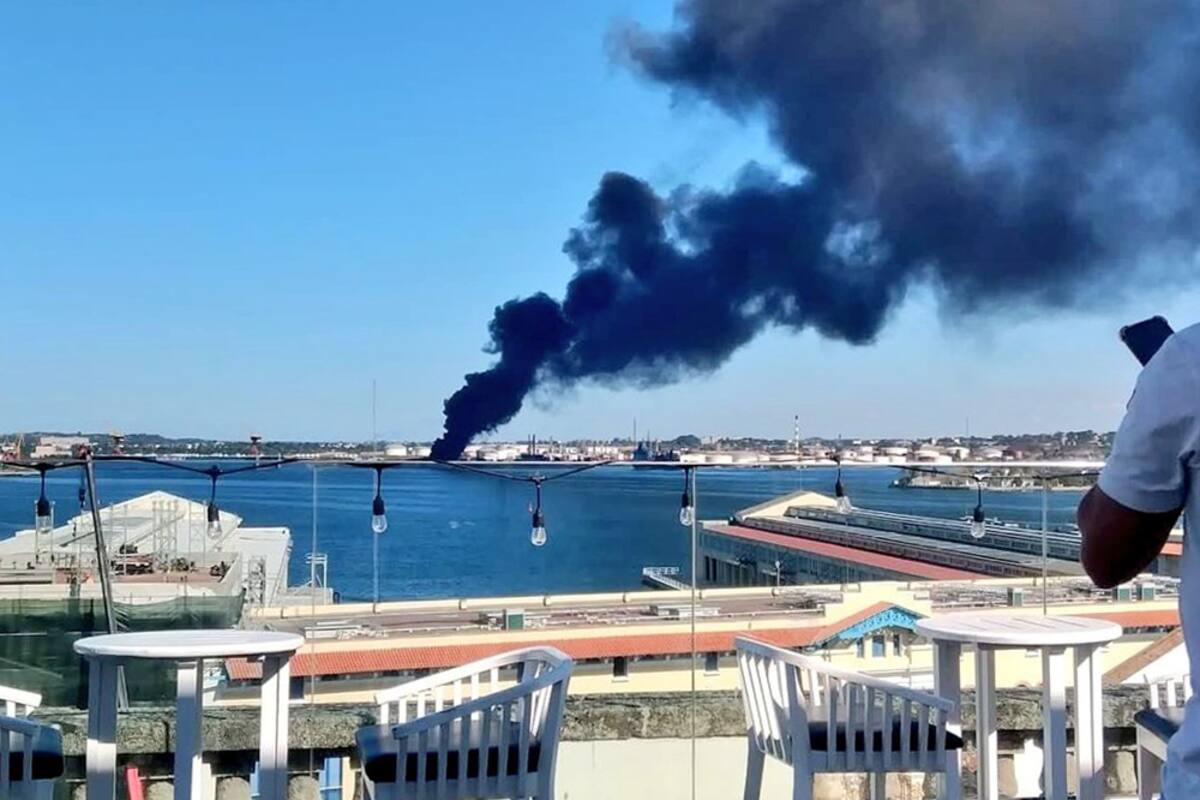Incendio afecta refinería Ñico López de La Habana en plena crisis enérgetica