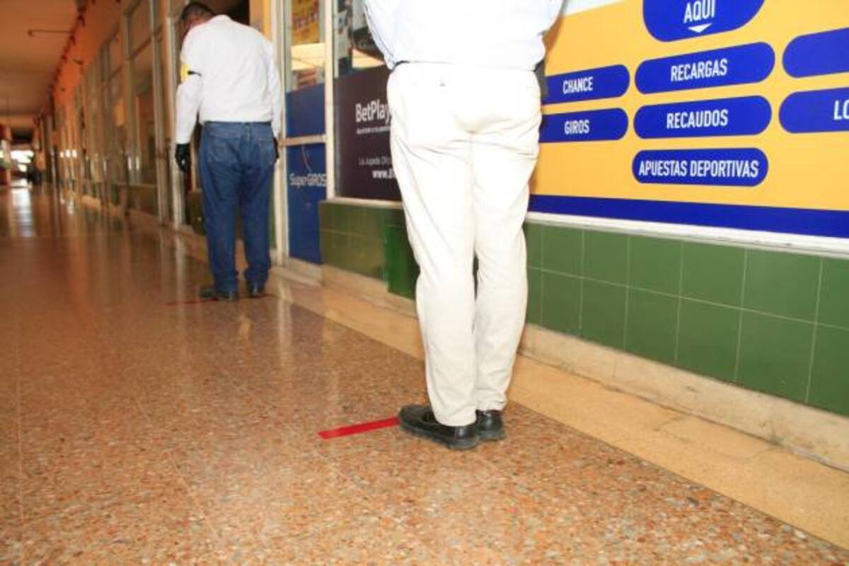 Se establecieron medidas de distanciamiento social en la Terminal de Transportes de Cartagena.