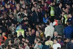 Barcelona vs Celta se suspendió 18 minutos por emergencia médica