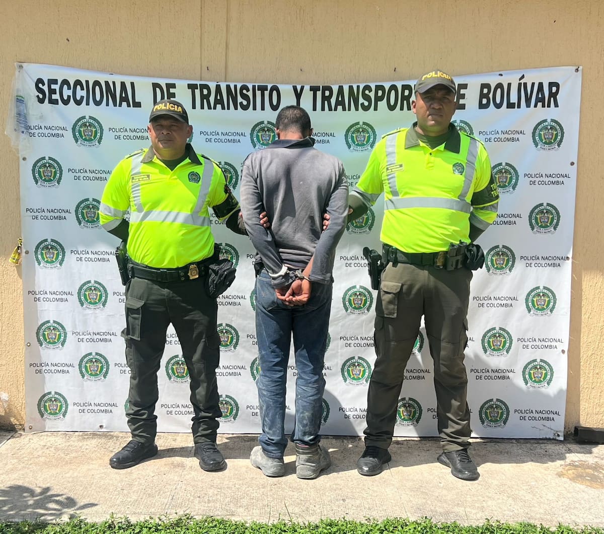 Se reportaron varias capturas durante el Día de la Madre en Bolívar. // Foto: cortesía Seccional de Tránsito y Transporte de Bolívar