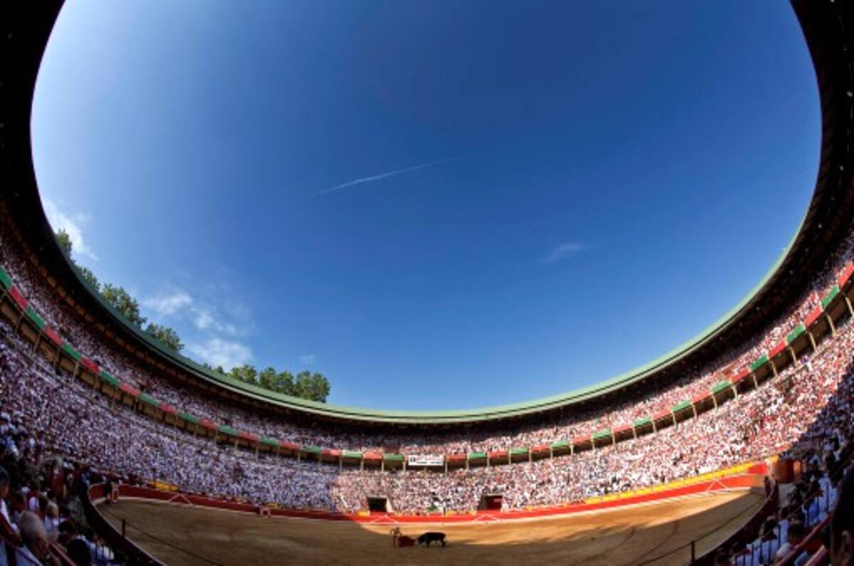 La Plaza de Toros de Pamplona en 2011.
